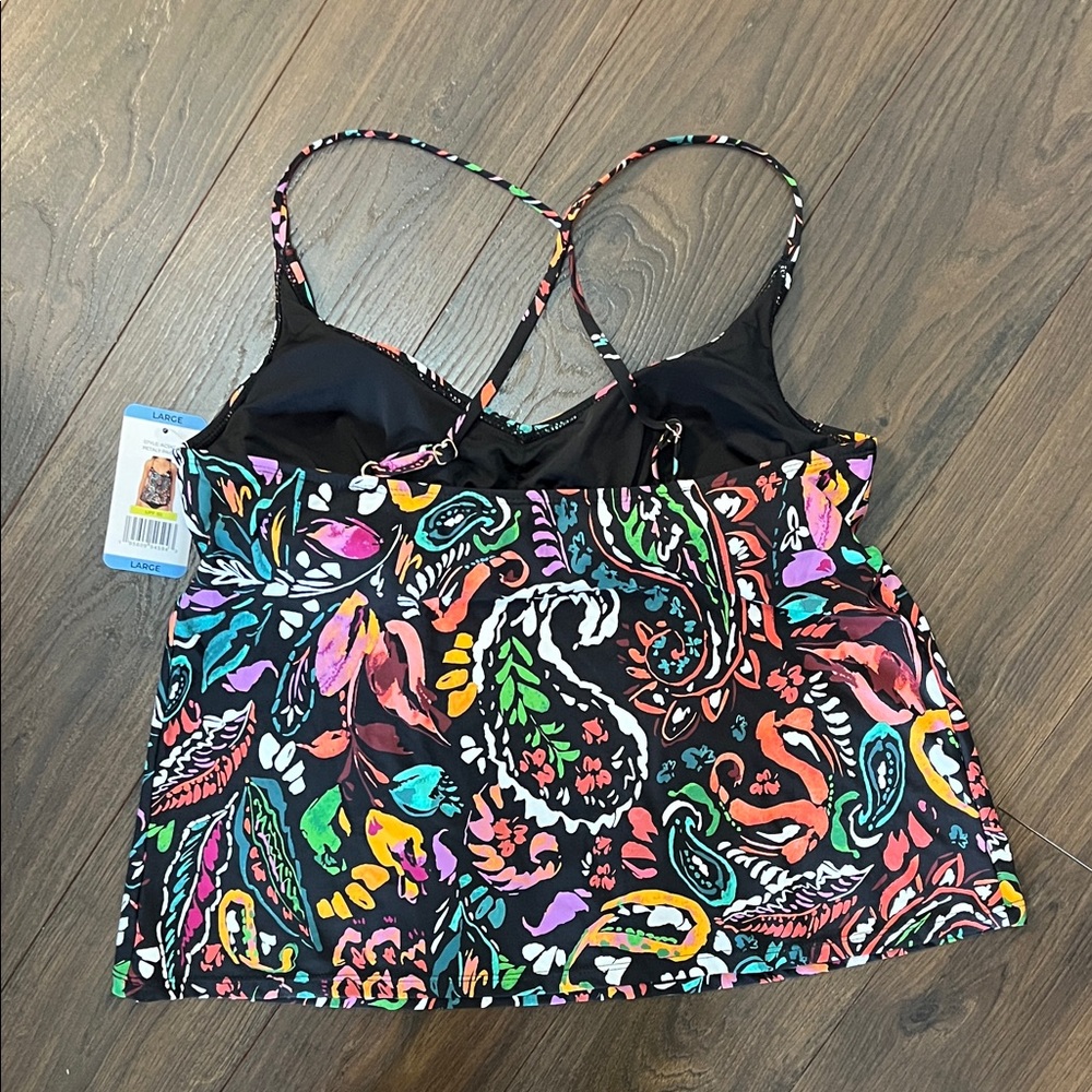 NWT Anne Cole Paisley Swim Top - Picture 10 of 10